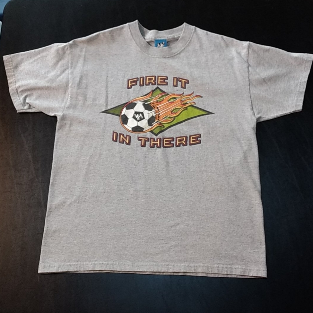 Vintage Fire it in There soccer T shirt